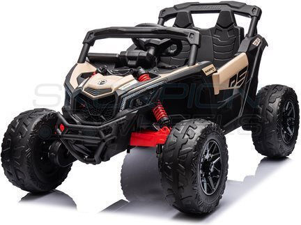 Can-Am Maverick Buggy Две Места с Дистанционно Управление Лицензиран 24 Волта Бежов