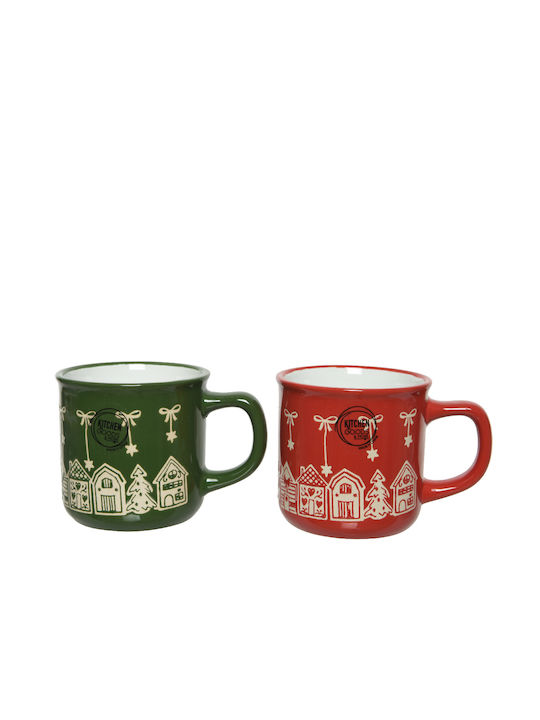 Weihnachtliche Dekotassen 8,6 cm 2 Designs Kaemingk Ke-608201