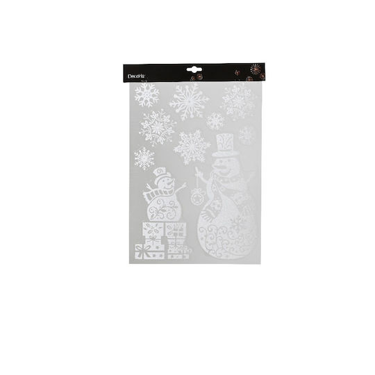 Kaemingk Christmas for Window with Design Χιονάνθρωπου and Νιφάδων