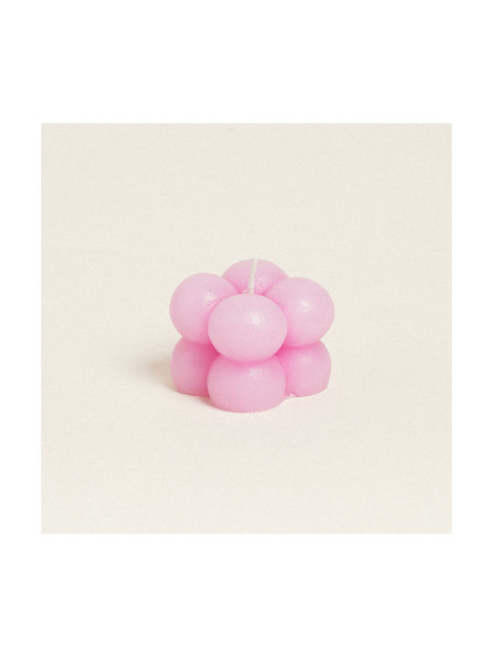 Beauty Home Aromatisches Kerze Bubble Rosa