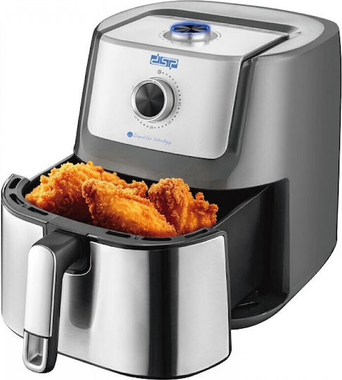 DSP KB2181 Air Fryer 6.5lt Ασημί