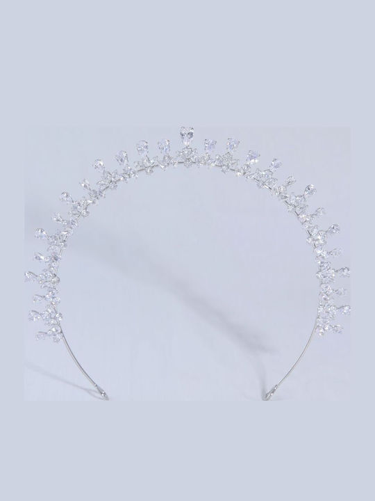 Tiara de mireasă Sophia, special concepută să stea ca un halo