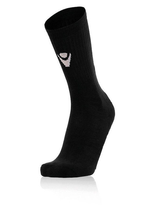 Macron Fixed Athletic Socks Black 1 Pair