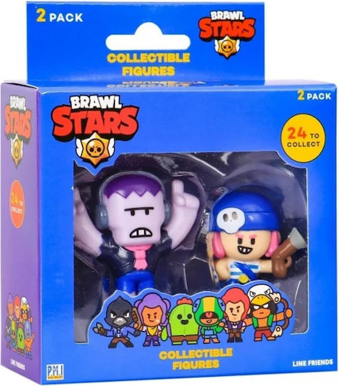 PMI Brawl Stars Collectible Figures 2 Pack S1 (Miscellaneous Designs)