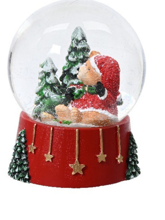 Christmas Snowball with Trees 8x8x10.2cm