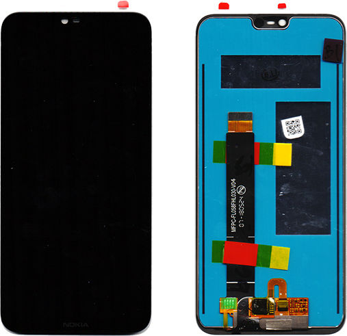 Οθόνη Grade A με Μηχανισμό Αφής για Nokia 6.1 Plus (Μαύρο)