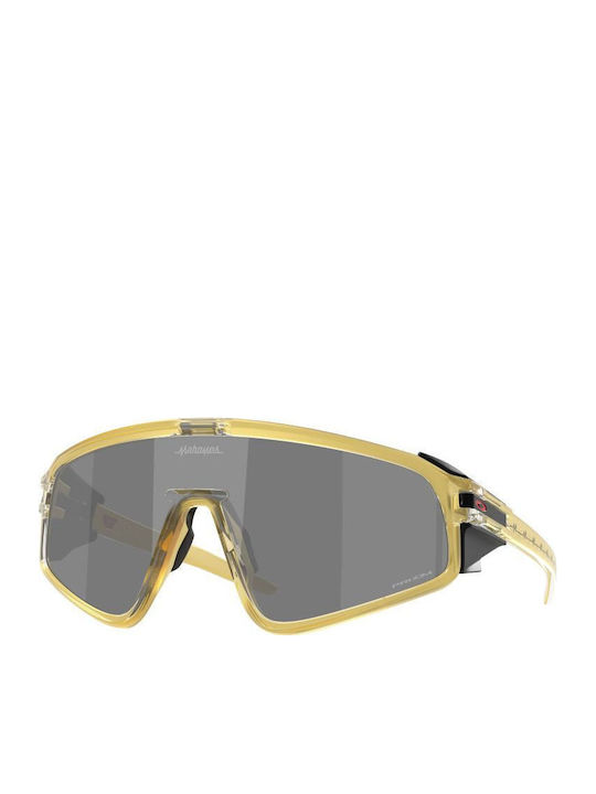 Oakley Latch Herren Sonnenbrille mit Gelb Kunst...
