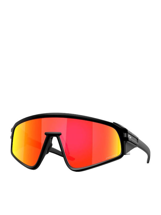 Oakley Latch Herren Sonnenbrille mit Schwarz Ku...