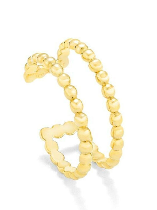 Radiant Damen Ring aus Stahl Vergoldet