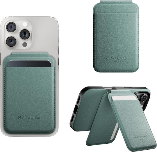 Native Union Wallet Metallic Green (iPhone 16)