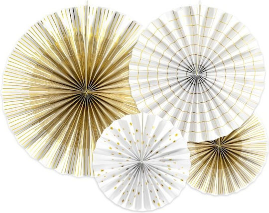 Beauty Home Party Decoration in Gold Colour 4 Pieces