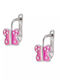 Oxzen Kids Earrings Butterflies from Silver