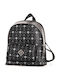 Monogram Damentasche Rucksack Schwarz