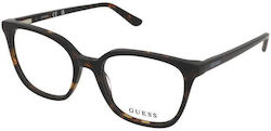 Guess Damen Acetat Brillengestell Braun GU50165...