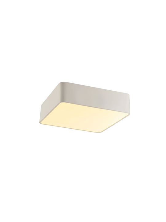 Aca Emery Ceiling Mount Light White with Integr...