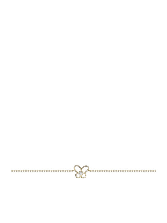 Ekan Damen Armband aus Gold 14K mit Diamant