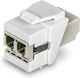 Cuplaj Fibra Optică Keystone Duplex LC Trendnet TC-K05LC