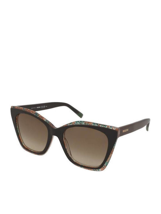 Missoni Women's Sunglasses with Brown Tartaruga Plastic Frame and Brown Gradient Lens MIS 0188/S 09Q/HA