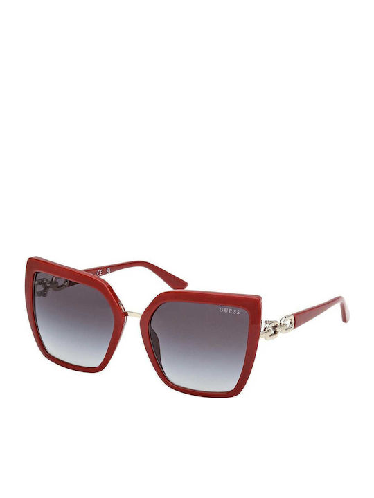 Guess Ochelari de soare Burgundy cu Cadru & Gri Lentilă