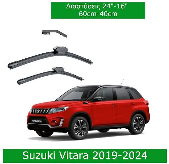 Bosch Aerotwin 3398000036 Front Wiper Blades Set for Suzuki Vitara 2019-2024 Set 60cm 40cm 24" & 16" 2 Pieces