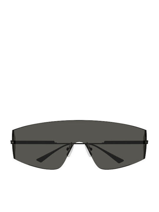 Bottega Veneta Unisex Sunglasses with Black Metal Frame and Black Lens BV1299S 001