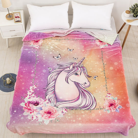 Beauty Home Κουβέρτα Fleece Art 6114 Beauty Home 160x220εκ.