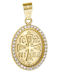 Pendant Kids Talisman Konstantinato made of Gold 14K 284Παν