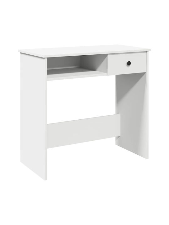 Desk Wooden White 80x40x75cm