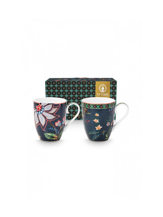 PiP Studio Κούπα Κεραμική Πολύχρωμη 350ml