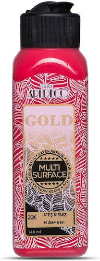 ArtDeco Set Culori Acrilice Pictură Roșu flacără 226 140ml 1buc