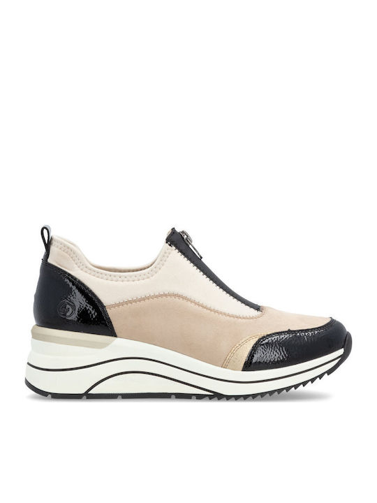 Remonte Γυναικεία Ανατομικά Sneakers Μπεζ
