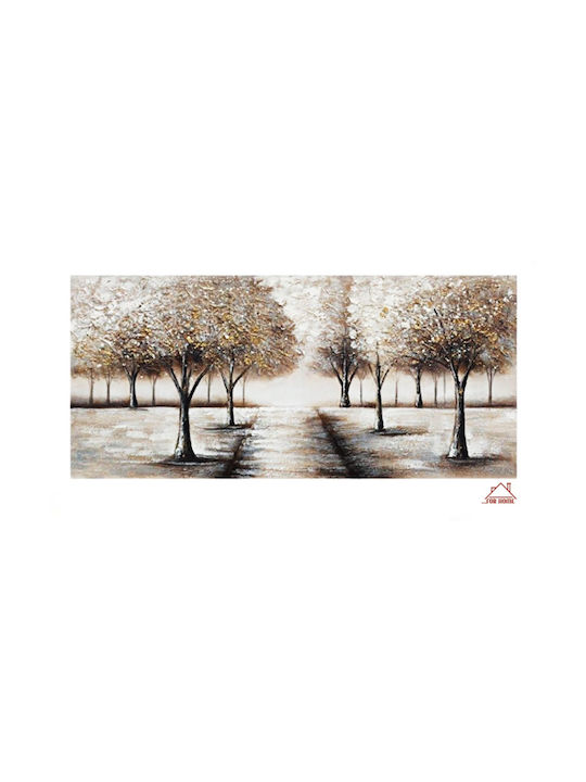 Πίνακας Καμβά 120x60x3cm Λουλούδια Δέντρα Forhome 907799 Home