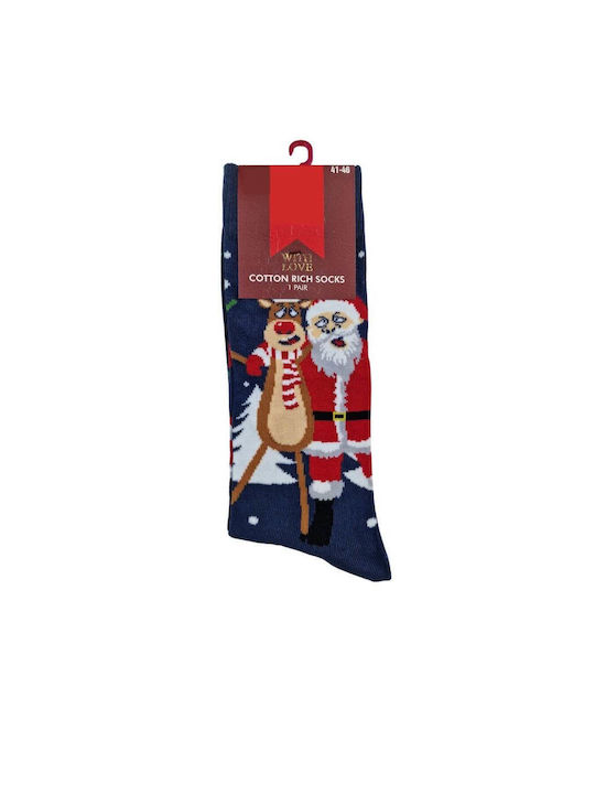 Ekmen Men's Christmas Socks Colorful