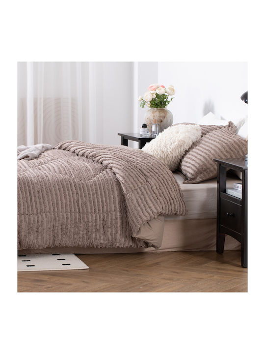 Saray Home Duvet Set Single with Microfiber Fil...