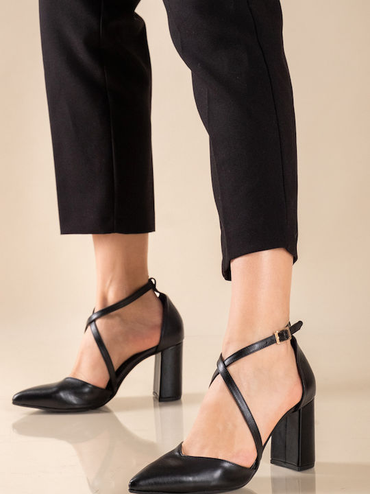 The Shoemart Pumps mit Riemchen Schwarz