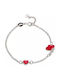 Oxzen Kinderarmband aus Silber mit Herz