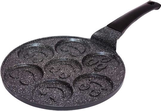 Brunbeste 26cm Pfanne für Pfannkuchen aus Druckguss-Aluminium mit Keramikbeschichtung