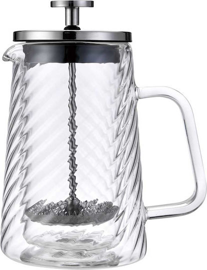 Klausberg Filterkaffeemaschine Handbetrieb Rostfreier Stahl Silber 350ml