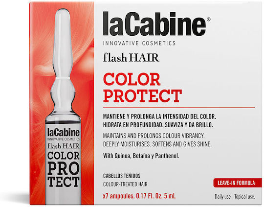 LaCabine Flash Hair Color Protect Ампули за коса Подсилване на цвета за Дамски 7x5ml