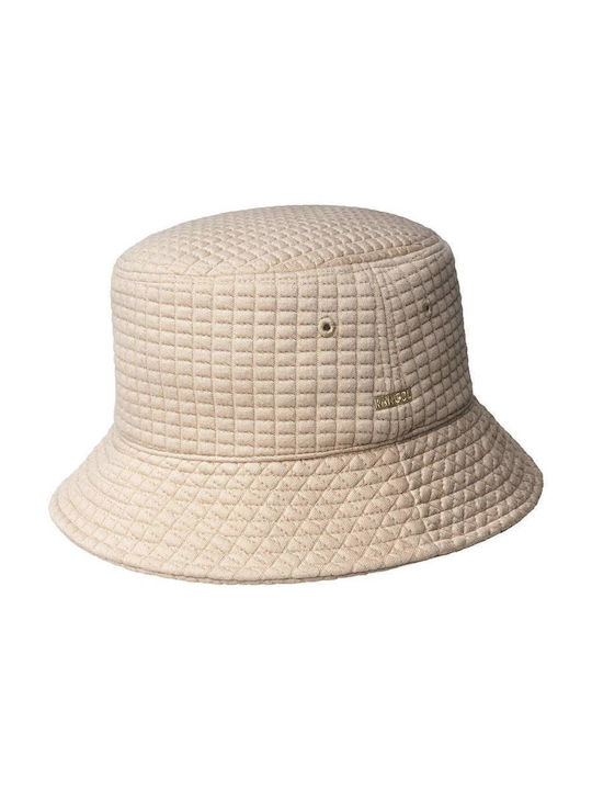 Kangol Fabric Women's Bucket Hat Ecru