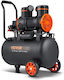 Vevor Compresor de aer 70dB cu Putere 2.5hp și Rezervor de aer 35lt W35L1800W220VAA5GV2