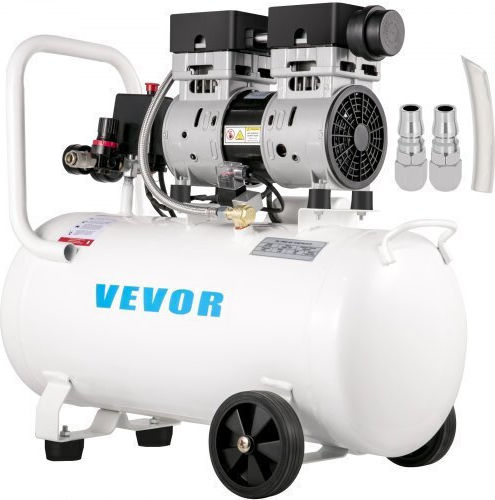 Vevor Cu o singură fază Compresor de aer 68dB cu Putere 1hp și Rezervor de aer 11lt WSKYJ750-50L00001V2