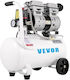 Vevor Μονοφασικό Κομπρεσέρ Αέρος 60dB με Ισχύ 1hp και Αεροφυλάκιο 25lt
