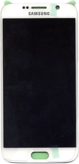 Samsung O ecran cu Mecanism Tactil pentru Samsung Galaxy S6 (SM-G920F) (Alb)