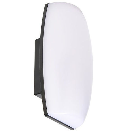 Horoz Electric Стенно Външно Осветително Тяло LED IP65 10W с Естествено бяло Светлина 21x11x9.8εκ.