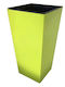 Strend Pro Ghiveci Plastic Verde 19x19x36εκ.