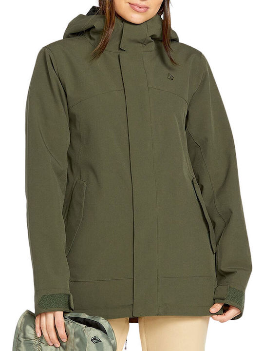 Volcom Shadow Women's Ski & Snowboard Jacket Khaki H0452507-IVY