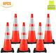 Vevor Traffic Cone Made of Plastic in Orange Colour 91x91cm