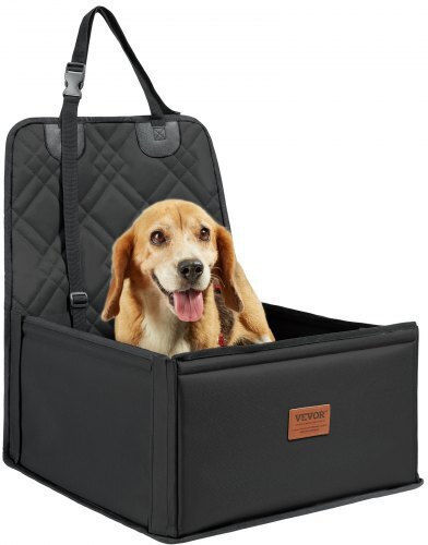 Vevor Waterproof Dog Car Seat Black