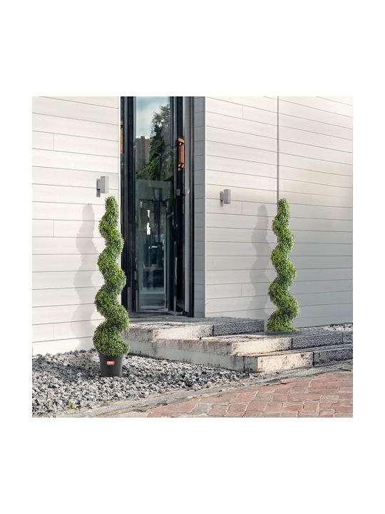 Artificial Outdoor Tree Buxus (Common box) Green 152.4cm 2pcs Vevor
